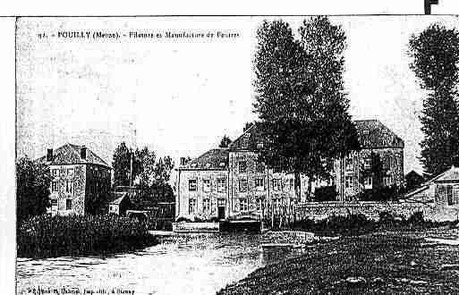 Ville de POUILLY Carte postale ancienne