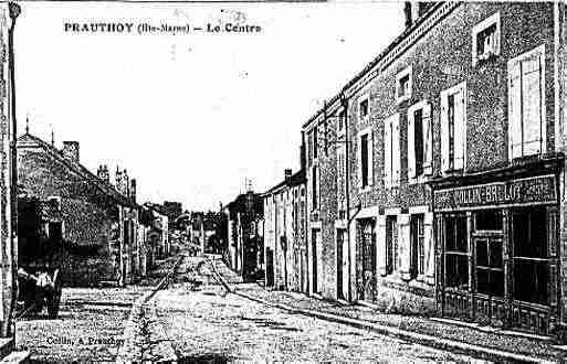 Ville de PRAUTHOY Carte postale ancienne