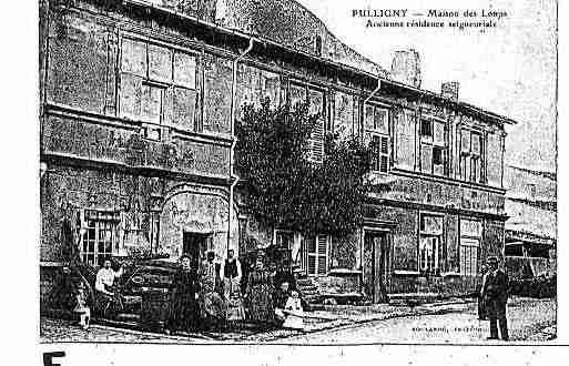 Ville de PULLIGNY Carte postale ancienne