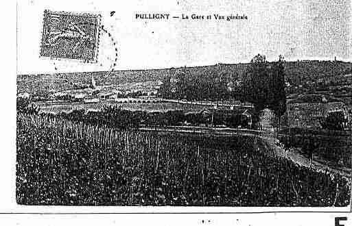 Ville de PULLIGNY Carte postale ancienne