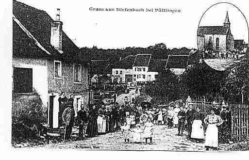 Ville de PUTTELANGEAUXLACS Carte postale ancienne