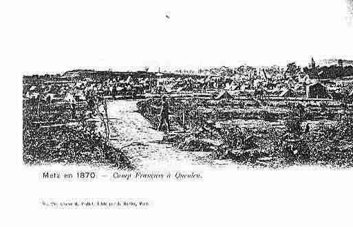 Ville de QUEULEU Carte postale ancienne