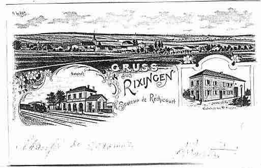 Ville de RECHICOURTLECHATEAU Carte postale ancienne Ville de RECHICOURTLECHATEAU Carte postale ancienne