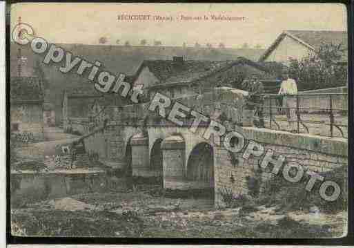 Ville de RECICOURT Carte postale ancienne