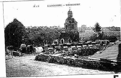 Ville de RECICOURT Carte postale ancienne