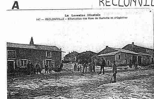 Ville de RECLONVILLE Carte postale ancienne