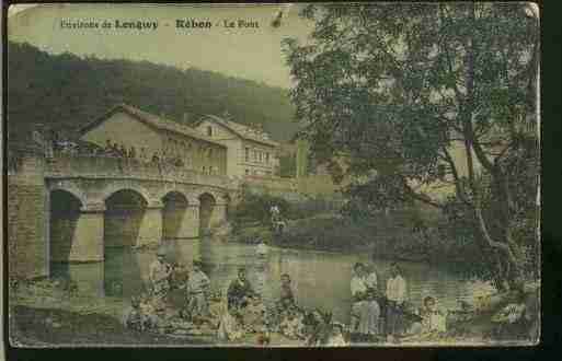 Ville de REHON Carte postale ancienne