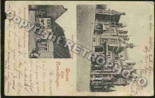 Ville de REMELFING Carte postale ancienne