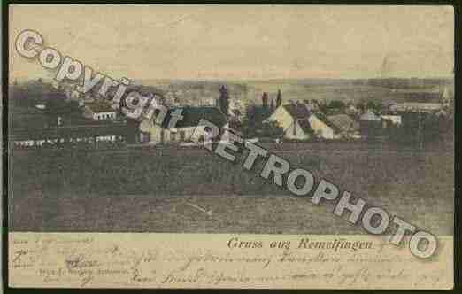 Ville de REMELFING Carte postale ancienne
