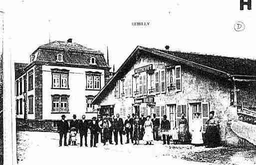Ville de REMILLY Carte postale ancienne
