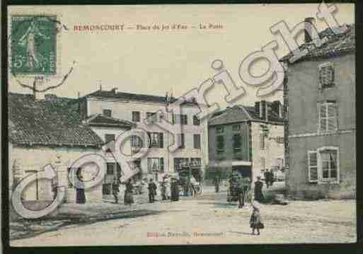 Ville de REMONCOURT Carte postale ancienne