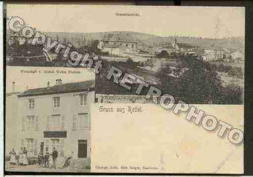 Ville de RETTEL Carte postale ancienne