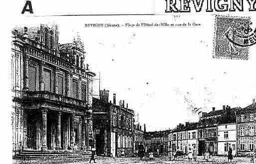 Ville de REVIGNYSURORNAIN Carte postale ancienne
