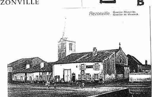 Ville de REZONVILLE Carte postale ancienne