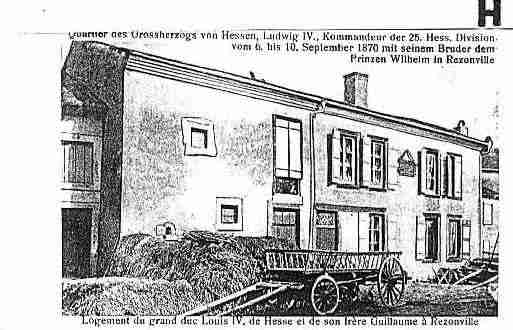 Ville de REZONVILLE Carte postale ancienne Ville de REZONVILLE Carte postale ancienne