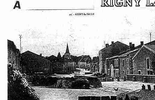 Ville de RIGNYLASALLE Carte postale ancienne