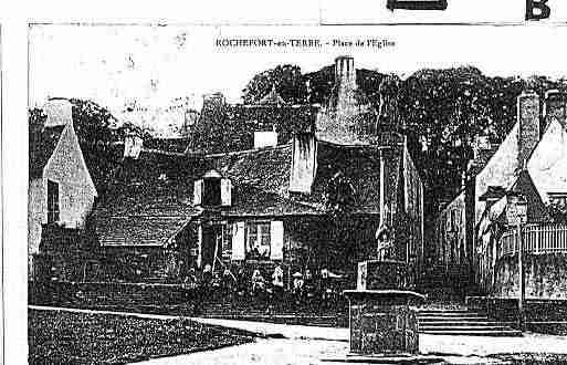 Ville de ROCHEFORTENTERRE Carte postale ancienne