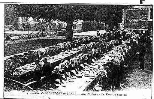 Ville de ROCHEFORTENTERRE Carte postale ancienne