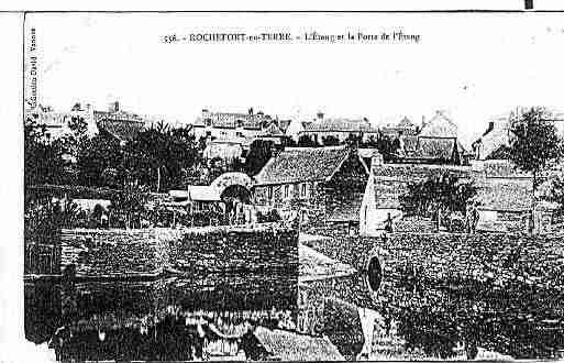 Ville de ROCHEFORTENTERRE Carte postale ancienne
