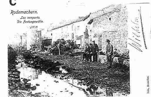 Ville de RODEMACK Carte postale ancienne Ville de RODEMACK Carte postale ancienne