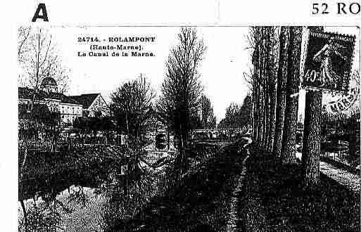 Ville de ROLAMPONT Carte postale ancienne