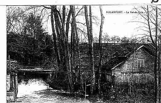 Ville de ROLAMPONT Carte postale ancienne