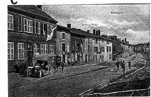 Ville de ROMAGNESOUSLESCOTES Carte postale ancienne