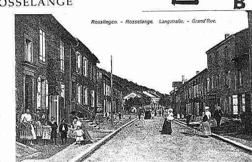 Ville de ROSSELANGE Carte postale ancienne