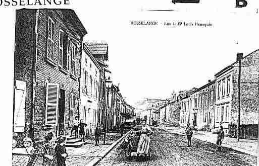 Ville de ROSSELANGE Carte postale ancienne