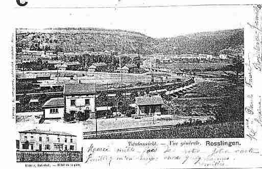 Ville de ROSSELANGE Carte postale ancienne