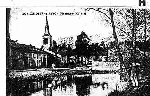 Ville de ROVILLEDEVANTBAYON Carte postale ancienne