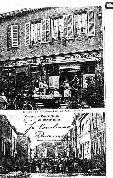 Ville de ROZERIEULLES Carte postale ancienne