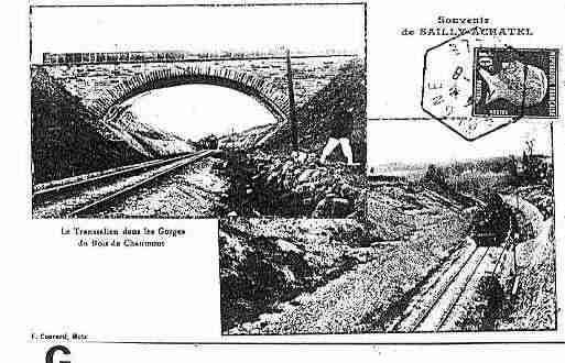 Ville de SAILLYACHATEL Carte postale ancienne
