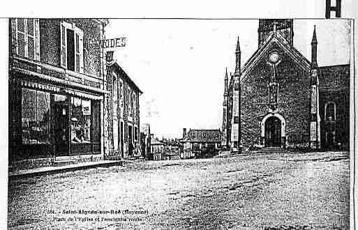 Ville de SAINTAIGNANSURROE Carte postale ancienne