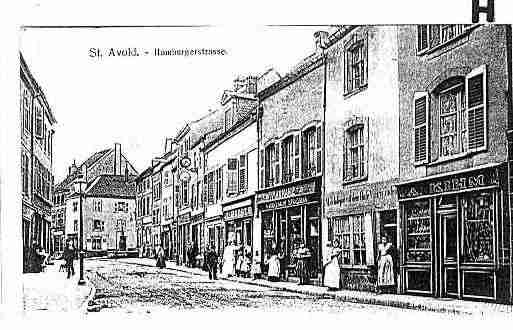 Ville de SAINTAVOLD Carte postale ancienne
