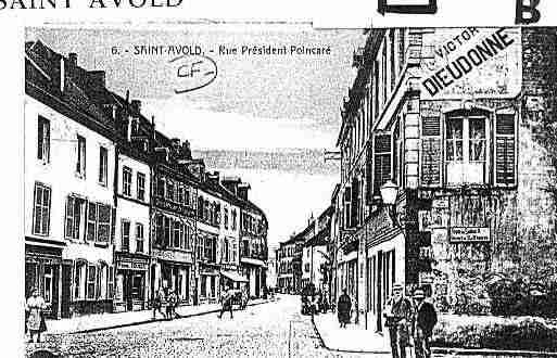 Ville de SAINTAVOLD Carte postale ancienne