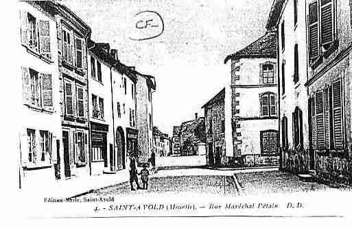 Ville de SAINTAVOLD Carte postale ancienne