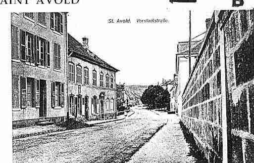 Ville de SAINTAVOLD Carte postale ancienne