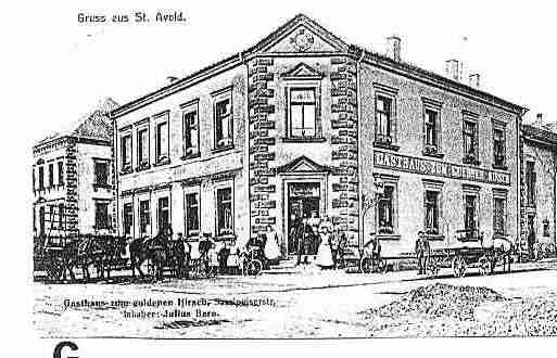Ville de SAINTAVOLD Carte postale ancienne