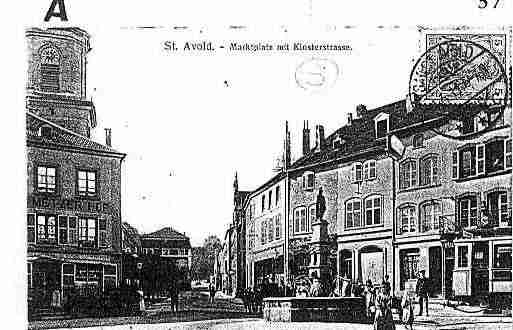 Ville de SAINTAVOLD Carte postale ancienne
