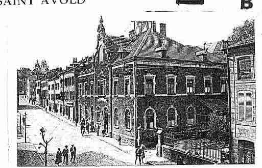 Ville de SAINTAVOLD Carte postale ancienne