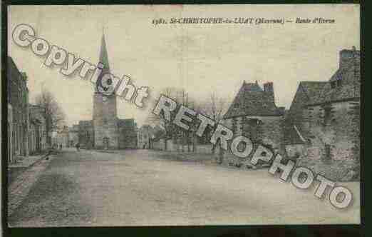 Ville de SAINTCHRISTOPHEDULUAT Carte postale ancienne