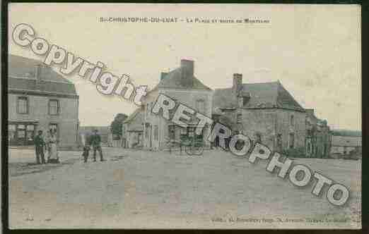 Ville de SAINTCHRISTOPHEDULUAT Carte postale ancienne