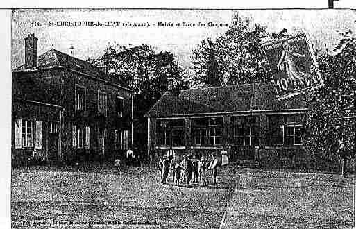 Ville de SAINTCHRISTOPHEDULUAT Carte postale ancienne Ville de SAINTCHRISTOPHEDULUAT Carte postale ancienne