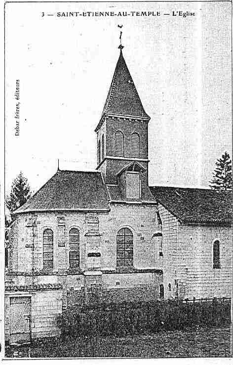 Ville de SAINTETIENNEAUTEMPLE Carte postale ancienne