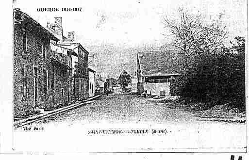 Ville de SAINTETIENNEAUTEMPLE Carte postale ancienne