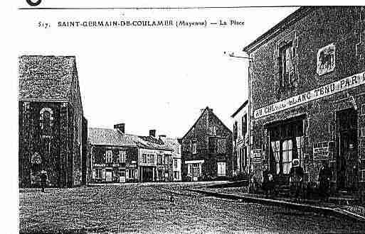 Ville de SAINTGERMAINDECOULAMER Carte postale ancienne