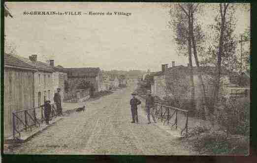 Ville de SAINTGERMAINLAVILLE Carte postale ancienne