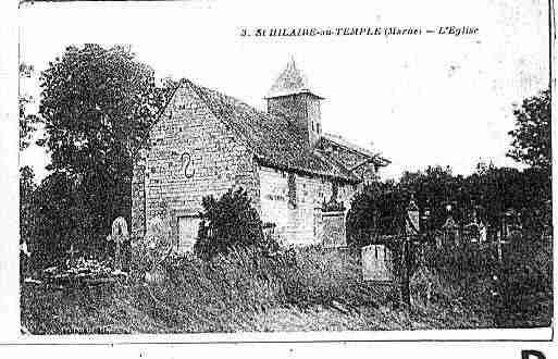 Ville de SAINTHILAIREAUTEMPLE Carte postale ancienne