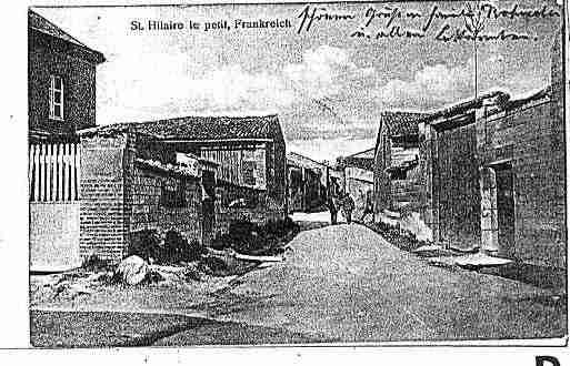 Ville de SAINTHILAIRELEPETIT Carte postale ancienne